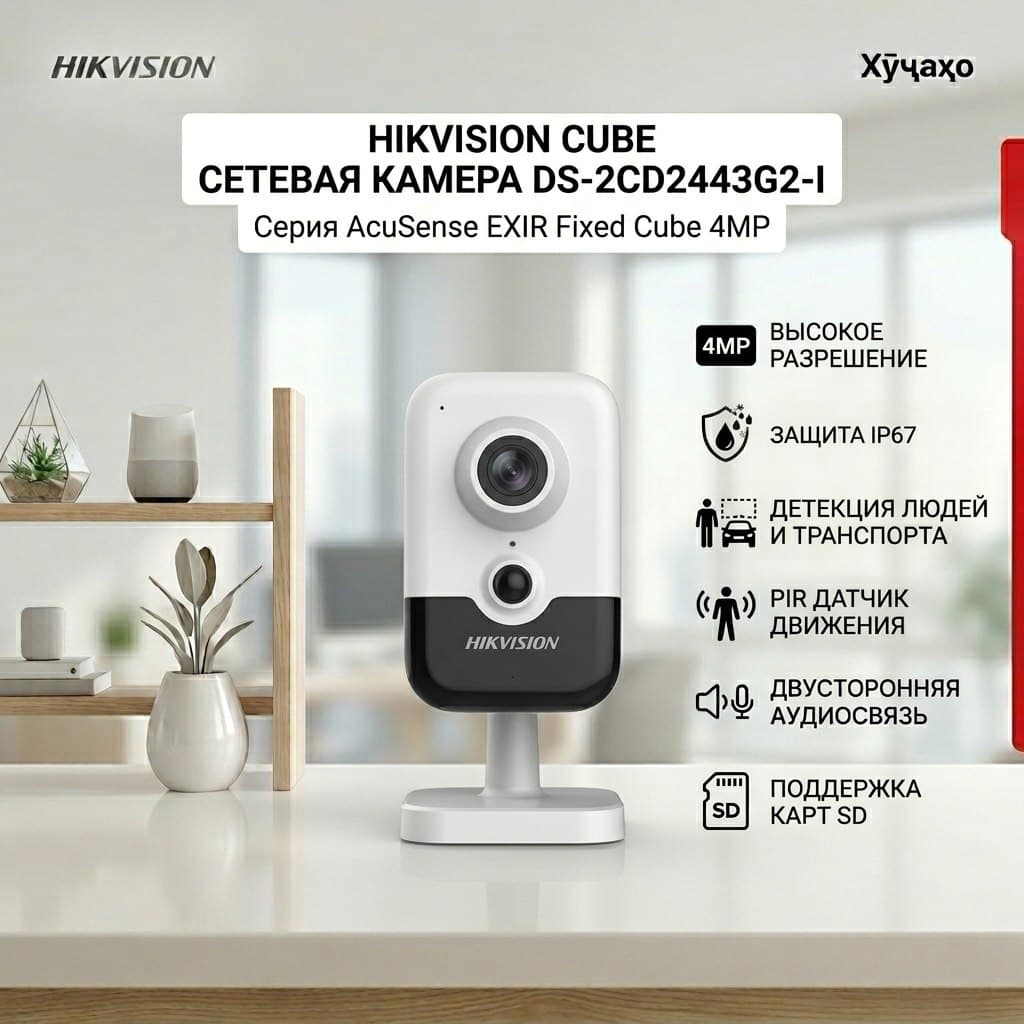 Камера IP Hikvision DS-2CD2443G2-I 2.8mm 4mp