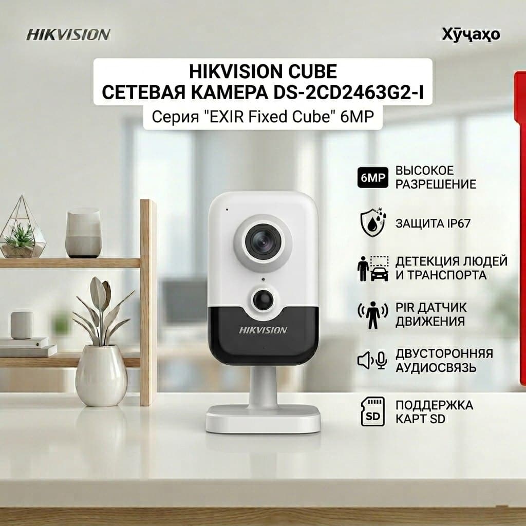 Камера IP Hikvision DS-2CD2463G2-I 2.8mm 6mp