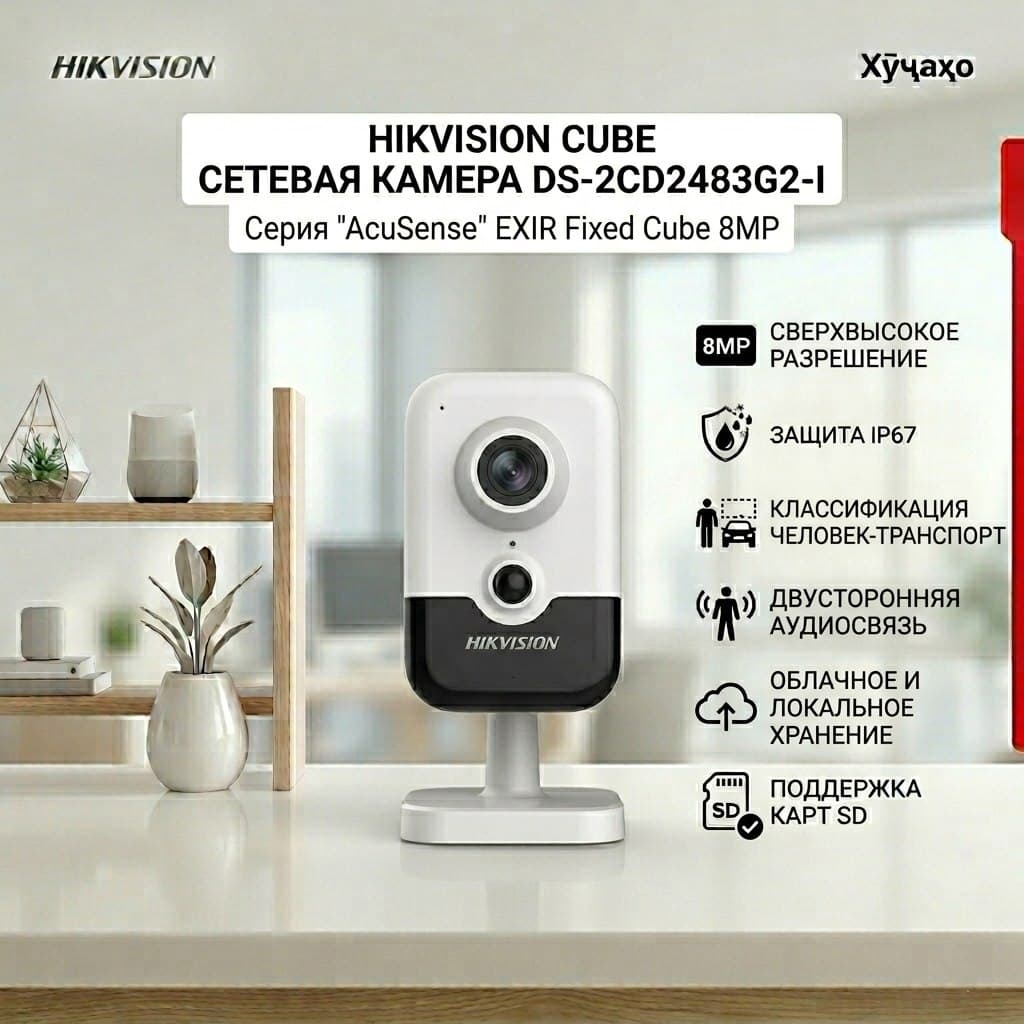 Камера IP Hikvision DS-2CD2483G2-I 2.8mm 8mp